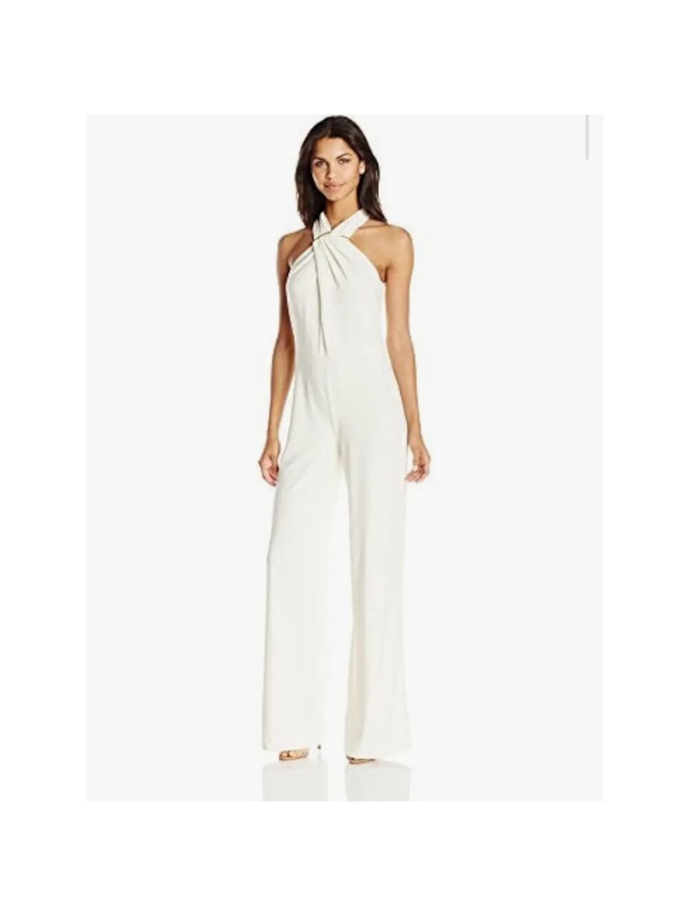 Halston Heritage White Jumpsuit
